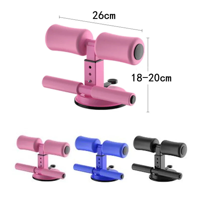 ABS Trainer Sit Up Bar Self-Suction Fitness Equipment Abdominal Strength Trainer Home Gym Muscle Training Men Women Weightloss