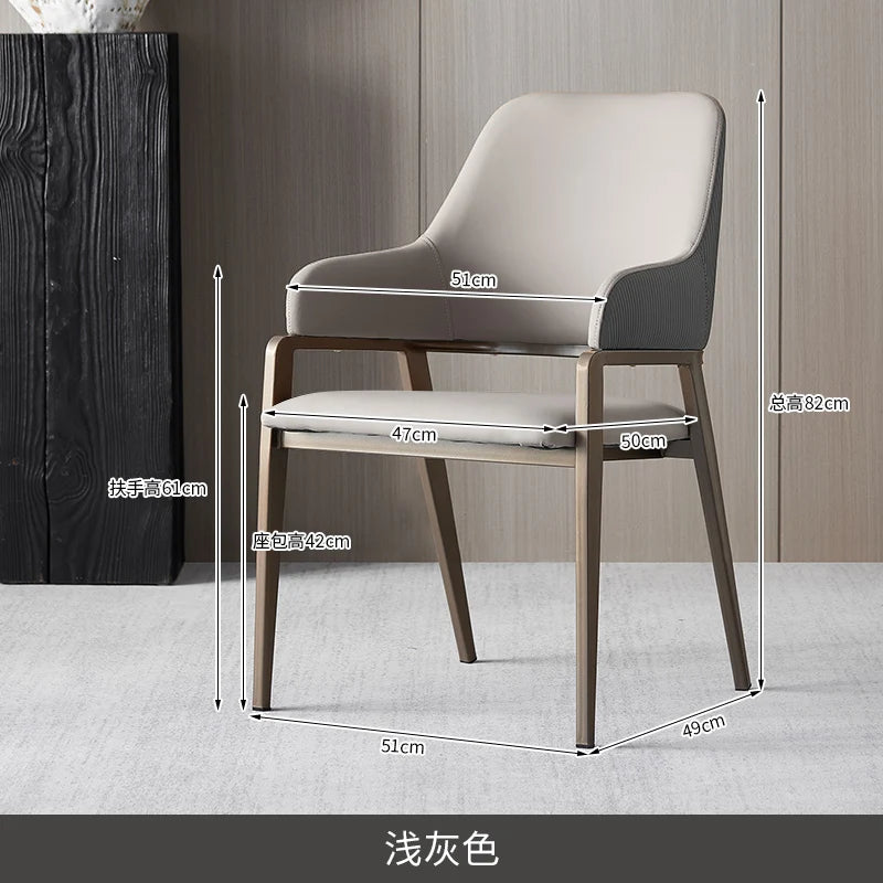 Modern Waiting Dining Chairs Living Kitchen Outdoor Nordic Waiting Dining Chairs Accent Chaises Salle Manger Home Furniture