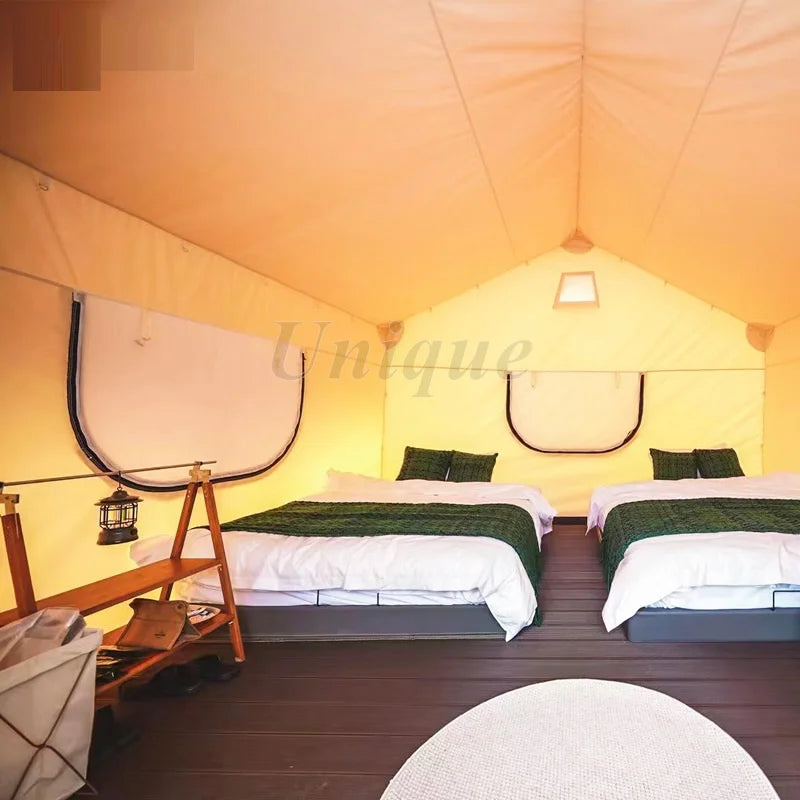 Outdoor Large Camping Tent, Tourism Hotel, Wild Luxury Resort, Holiday Farmhouse, Home Family
