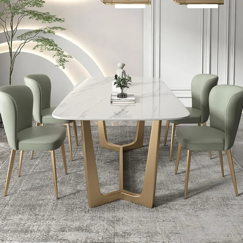 Leather Beach Dining Chairs Bedroom Kitchen Accent Outdoor Garden Design Dining Chairs Salon Silla Nordica Balcony Furniture