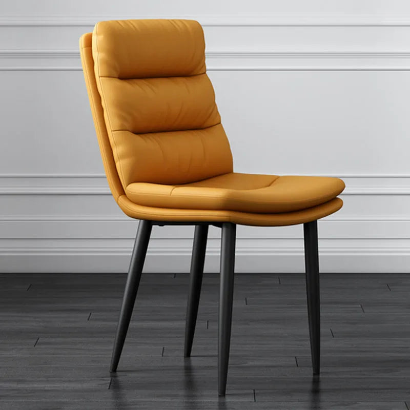 Leather Modern Dining Chair Nordic Accent Luxury Ergonomic Computer Office Chair Cushion Muebles Para El Hogar Home Furniture
