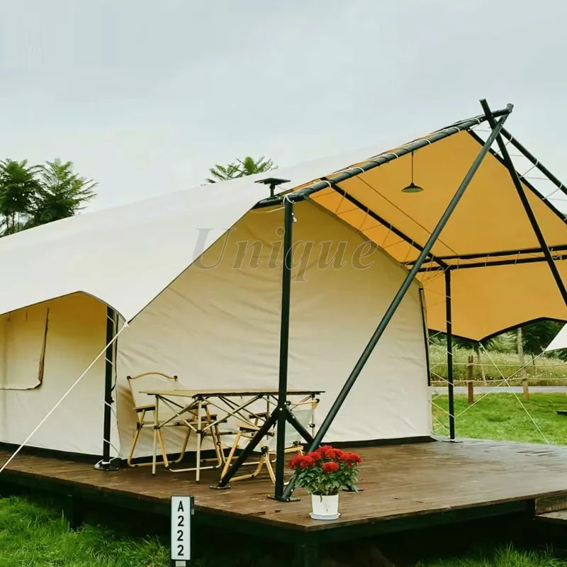 Outdoor Large Camping Tent, Tourism Hotel, Wild Luxury Resort, Holiday Farmhouse, Home Family