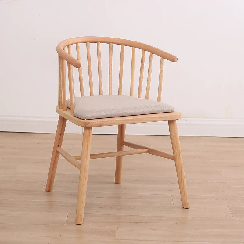 Nordic Wooden Dining Chairs Mobile Office Kitchen Relax Weddings Bedroom Accent Dining Chairs Sillas De Comedor Home Furniture