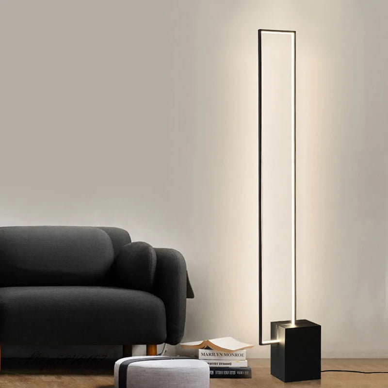 Modern Floor Lamp Nordic Iron Led Floor Lamps For Living Room Study Bedroom Decoration Designer Metal Light Home Standing Lamp