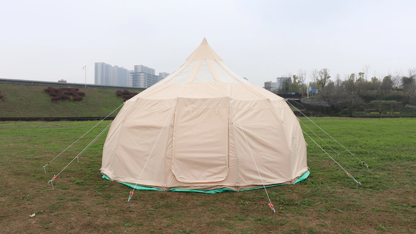 tent factory hotel tent house for custom size Safari glamping cotton canvas resort tent