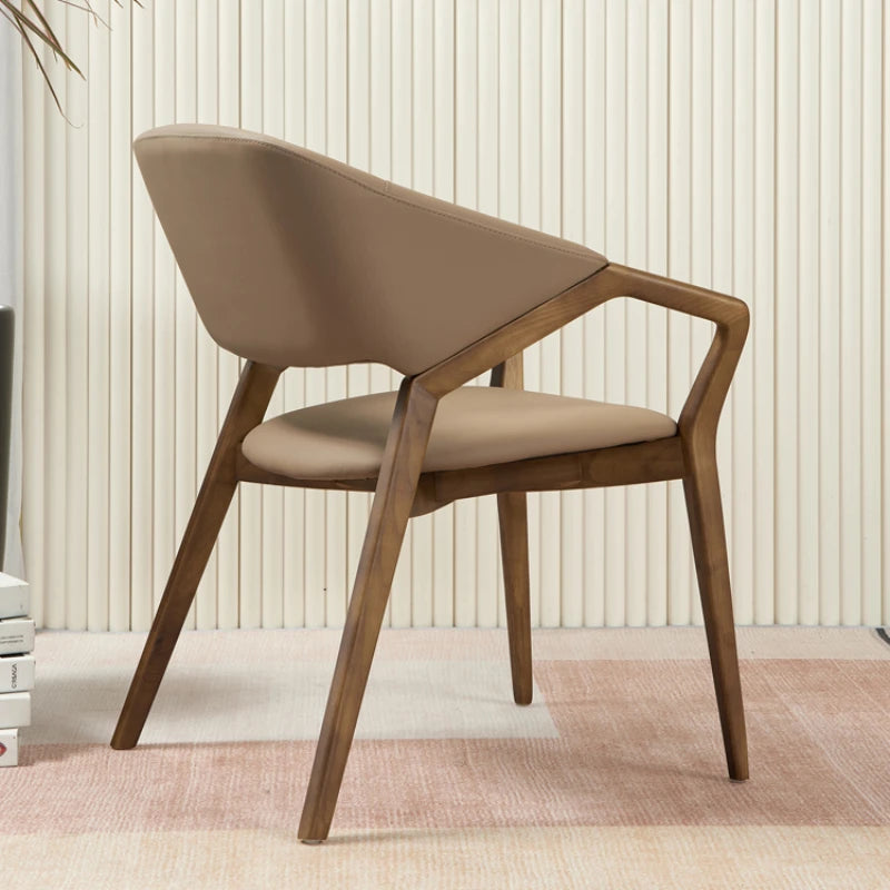 Kitchen Designer Dining Chairs Accent Living Room Wood Home Dining Chairs Luxury Office Sillas Comedor Home Furniture RR50DC