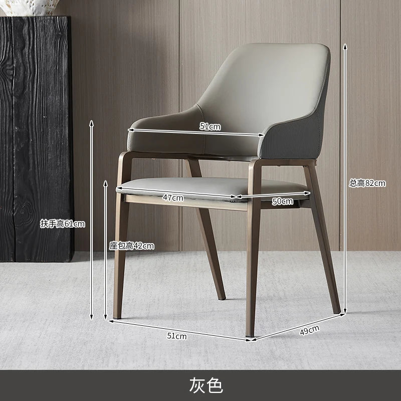 Modern Waiting Dining Chairs Living Kitchen Outdoor Nordic Waiting Dining Chairs Accent Chaises Salle Manger Home Furniture