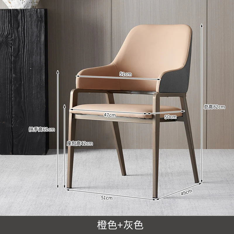 Modern Waiting Dining Chairs Living Kitchen Outdoor Nordic Waiting Dining Chairs Accent Chaises Salle Manger Home Furniture