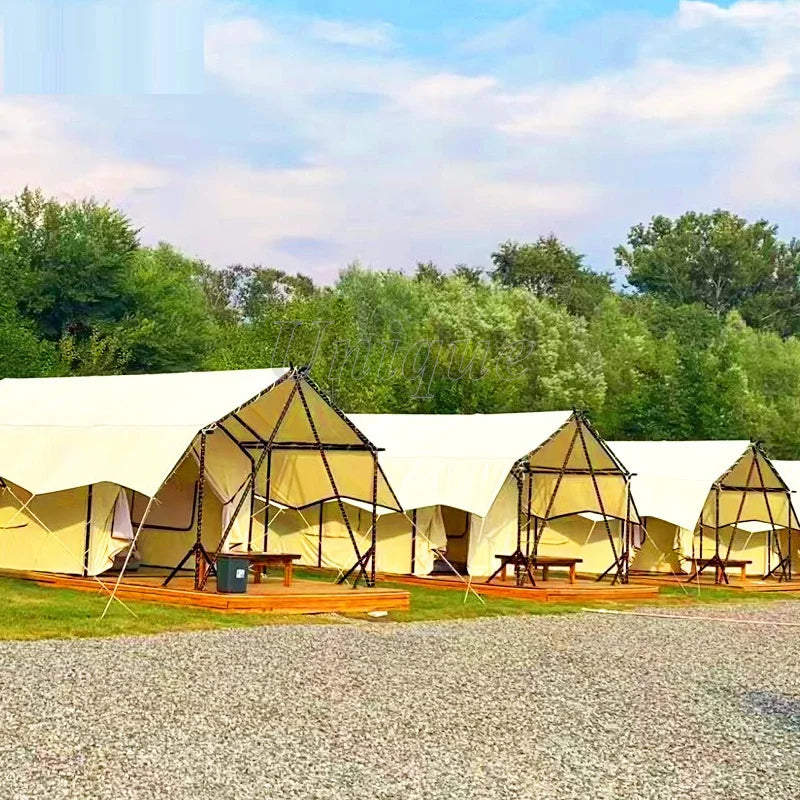 Outdoor Large Camping Tent, Tourism Hotel, Wild Luxury Resort, Holiday Farmhouse, Home Family