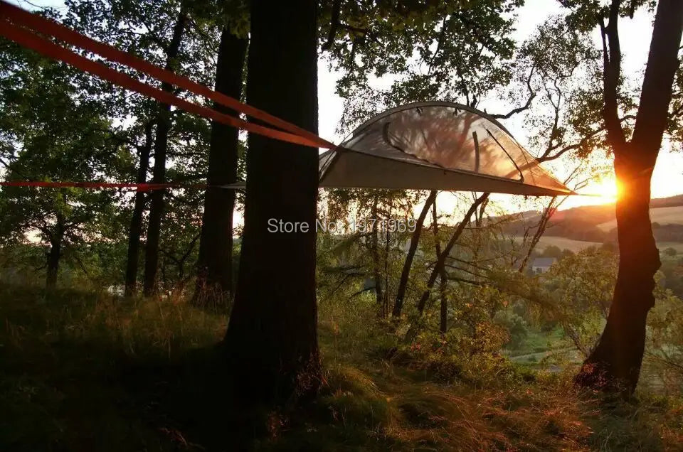 Free shiping hot sale 1person tent ultralight backpacking tent for hammock with mosquito net