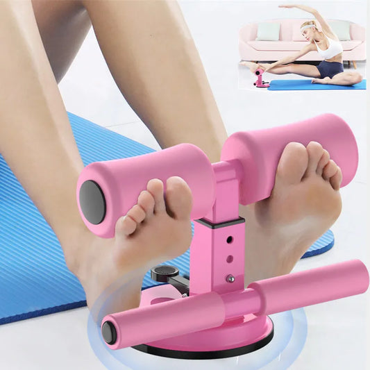 ABS Trainer Sit Up Bar Self-Suction Fitness Equipment Abdominal Strength Trainer Home Gym Muscle Training Men Women Weightloss