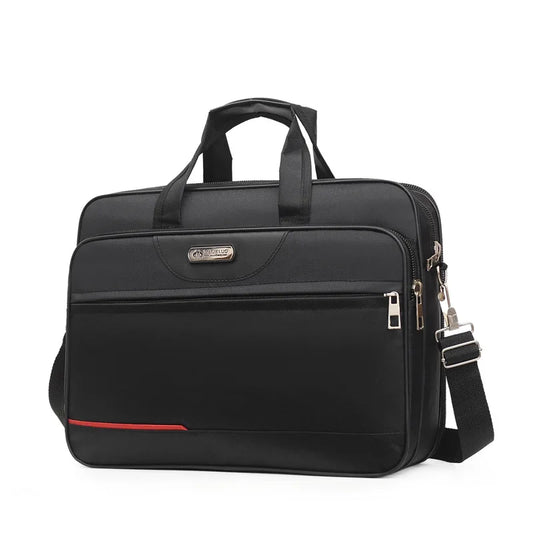 Men's Briefcase Weekend Travel Business Document Storage Bag Laptop Protection Handbag Material Organize Pouch Accessories