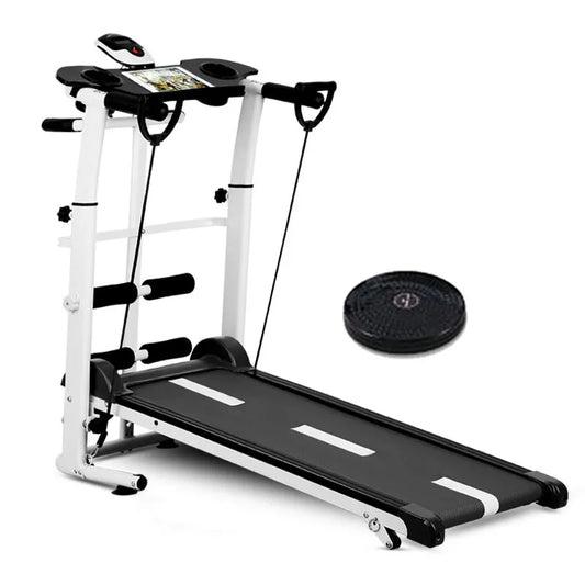 2022 new treadmill,lose weight folding mechanical treadmill, fitness treadmill, multi-function silent fitness equipment treadmil