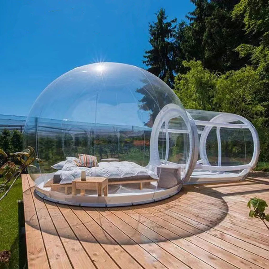 Resort Hotel Air Bubble Transparent Star Room Balloon Party Ideas Commercial Transparent Dome Inflatable Bubble House