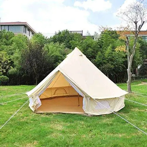 3m 4m 5m 6m Custom Waterproof Teepee Yurt Glamping Luxury Dome Tent For Sale Resorts Luxury Canvas Bell Tent