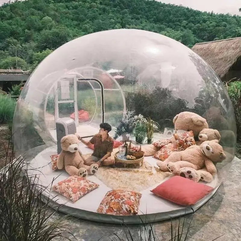 Resort Hotel Air Bubble Transparent Star Room Balloon Party Ideas Commercial Transparent Dome Inflatable Bubble House