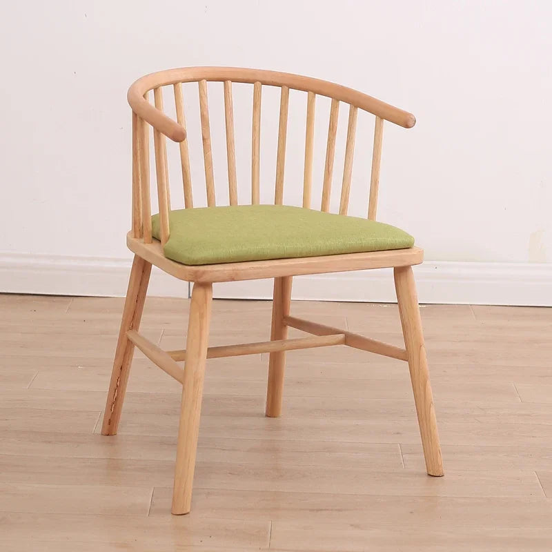 Nordic Wooden Dining Chairs Mobile Office Kitchen Relax Weddings Bedroom Accent Dining Chairs Sillas De Comedor Home Furniture