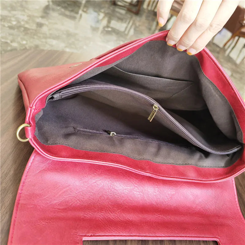 Fashion women envelope clutch bag High quality Crossbody Bags for ladies trend handbag messenger bag large Christmas lady Clutch