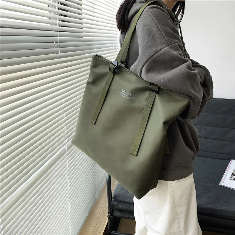 New Large Capacity Unisex Shoulder Bag Waterproof Man Handbag Crossbody Bags Man Nylon Casual Tote Bag Hand Shopper Bag bolsa 가방