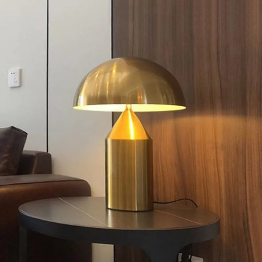 Oluce Atollo Table lamp mushroom table lamp for Desk Living Dining Room Bedroom Bedside Metal LED Desktop Decorat lamp