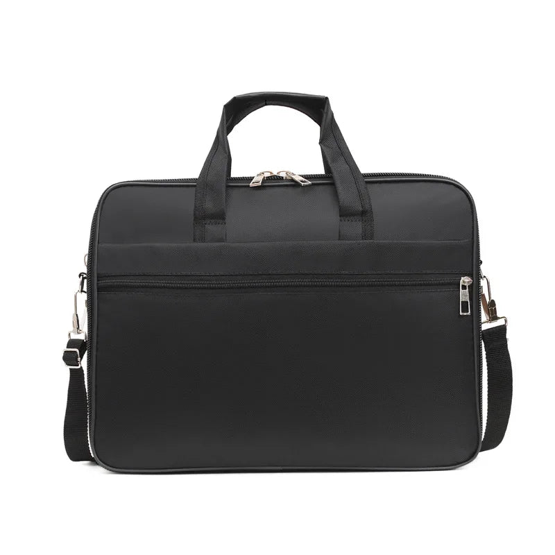 Men's Briefcase Weekend Travel Business Document Storage Bag Laptop Protection Handbag Material Organize Pouch Accessories